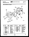 ELECTRICAL PARTS Diagram and Parts List for AR10ME5N2  Frigidaire Air Conditioner