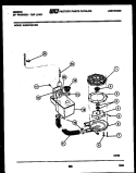 DRAIN, RECIRCULATE PARTS Diagram and Parts List for WA24P2WVMB  Gibson Washer