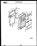 Part Location Diagram of 5303302990 Frigidaire HANDLE-DOOR