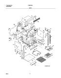 BODY Diagram and Parts List for FEB27S5ASB  Frigidaire Wall Oven