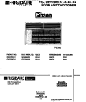 ROOM AIR CONDITIONER Diagram and Parts List for GAS228W2A1  Gibson Air Conditioner