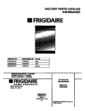COVER Diagram and Parts List for FDB949GFB2  Frigidaire Dishwasher