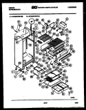 CABINET PARTS Diagram and Parts List for RD21F9WT3D  Gibson Refrigerator