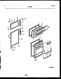 DOOR PARTS Diagram and Parts List for ATC130BK2  Frigidaire Refrigerator
