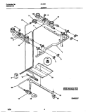 BURNER Diagram and Parts List for 30-2251-23-11  Tappan Range