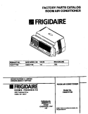 COVER Diagram and Parts List for FAB077Y7B2  Frigidaire Air Conditioner