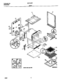 BODY Diagram and Parts List for MEF316WFSB  Frigidaire Range