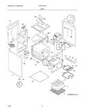 Part Location Diagram of 318095001 Frigidaire PANEL