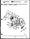 DOOR PARTS Diagram and Parts List for DG500KXW2  Frigidaire Dryer