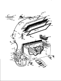 CABINET, SYSTEM, UNIT Diagram and Parts List for FC268JTW2  Frigidaire Freezer