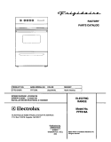 COVER Diagram and Parts List for FFF318AWA  Frigidaire Range