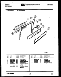 BACKGUARD Diagram and Parts List for CGC3M4WXA  Gibson Range