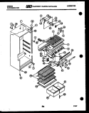 CABINET PARTS Diagram and Parts List for RT17F2WU3A  Gibson Refrigerator