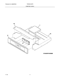 Part Location Diagram of 318575134 Frigidaire PANEL ASSEMBLY
