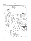BODY Diagram and Parts List for FEF367CGSE  Frigidaire Range