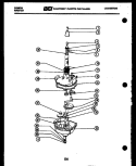 TRANSMISSION PARTS Diagram and Parts List for WA28M6WTFB  Gibson Washer