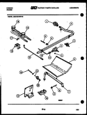 BURNER PARTS Diagram and Parts List for CGC4C4WSTE  Gibson Range