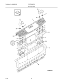 BACKGUARD Diagram and Parts List for CPLES399EC8  Frigidaire Wall Oven