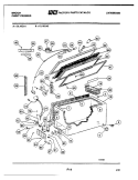 DOOR / CABINET / SYSTEM Diagram and Parts List for CL16CA1  Frigidaire Freezer