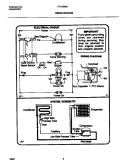WIRING DIAGRAM Diagram and Parts List for FFC15M6CW2  Frigidaire Freezer