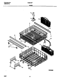 RACKS Diagram and Parts List for FDB837GFR0  Frigidaire Dishwasher