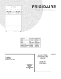 COVER Diagram and Parts List for FFGF3021LBC  Frigidaire Range