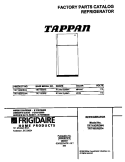 COVER Diagram and Parts List for TRT18GREW4  Tappan Refrigerator