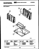 UNIT PARTS Diagram and Parts List for AH086N7T1  Frigidaire Air Conditioner