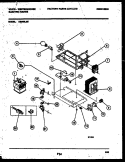 POWER CONTROL Diagram and Parts List for KB969LM3  Frigidaire Microwave Oven Combo