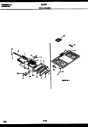 COOKTOP AND BROILER DRAWER PARTS Diagram and Parts List for G31BPNL5  Frigidaire Range