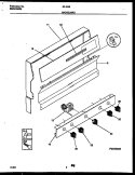 Part Location Diagram of 316034106 Frigidaire PANEL-CONTROL