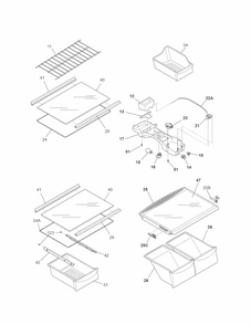 Part Location Diagram of 242146212 Frigidaire ENERGY GUIDE