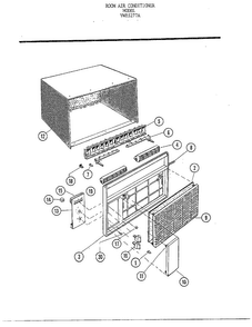 Part Location Diagram of A363301 Frigidaire Hinge-front panel