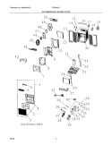 RECOMMENDED SPARE PARTS Diagram and Parts List for FAZ085S1AB  Frigidaire Air Conditioner