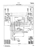 WIRING DIAGRAM Diagram and Parts List for FEF365AQB  Frigidaire Range