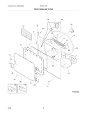 FRONT PANEL / LINT FILTER Diagram and Parts List for GGF331CS0  Gibson Dryer