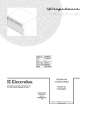 COVER Diagram and Parts List for FAH085N1T  Frigidaire Air Conditioner