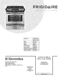 COVER Diagram and Parts List for CGDS3065KF1  Frigidaire Range