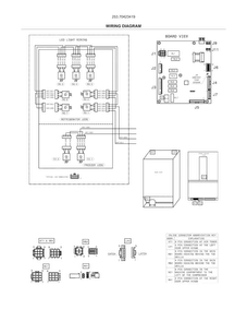 Wiring Diagram Diagram and Parts List for 25370423419  Kenmore Refrigerator