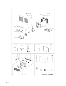 Part Location Diagram of 5304495915 Frigidaire BASE