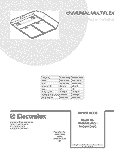 COVER Diagram and Parts List for RH30WC40GSA  Electrolux Range Hood