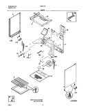 BODY Diagram and Parts List for TGF317AUA  Tappan Range