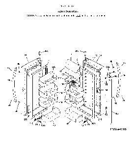 Fresh food door Diagram and Parts List for 2537041341H  Kenmore Refrigerator