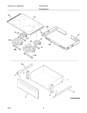 Part Location Diagram of 318342680 Frigidaire MAIN TOP ASSEMBLY