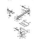 BURNER ASSEMBLY Diagram and Parts List for GF970HXW0  Frigidaire Wall Oven