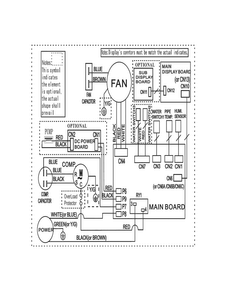 Wiring Diagram Diagram and Parts List for CAD704DWD3  Frigidaire Dehumidifier
