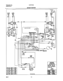 WIRING DIAGRAM Diagram and Parts List for GLEF376AQB  Frigidaire Range