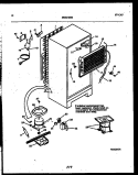 SYSTEM AND AUTOMATIC DEFROST PARTS Diagram and Parts List for PRT154MCD2  Frigidaire Refrigerator