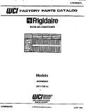 COVER Diagram and Parts List for AR22NS5N1  Frigidaire Air Conditioner