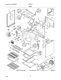 BODY Diagram and Parts List for GSG3PZCQB  Frigidaire Range
